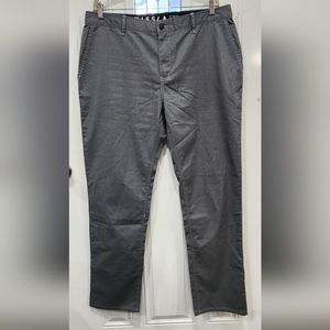 NWT Vissla men's grey chino pant size 38